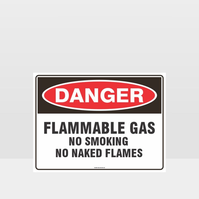 Danger Flammable Gas No Smoking Sign Danger Signs Hazard Signs Nz