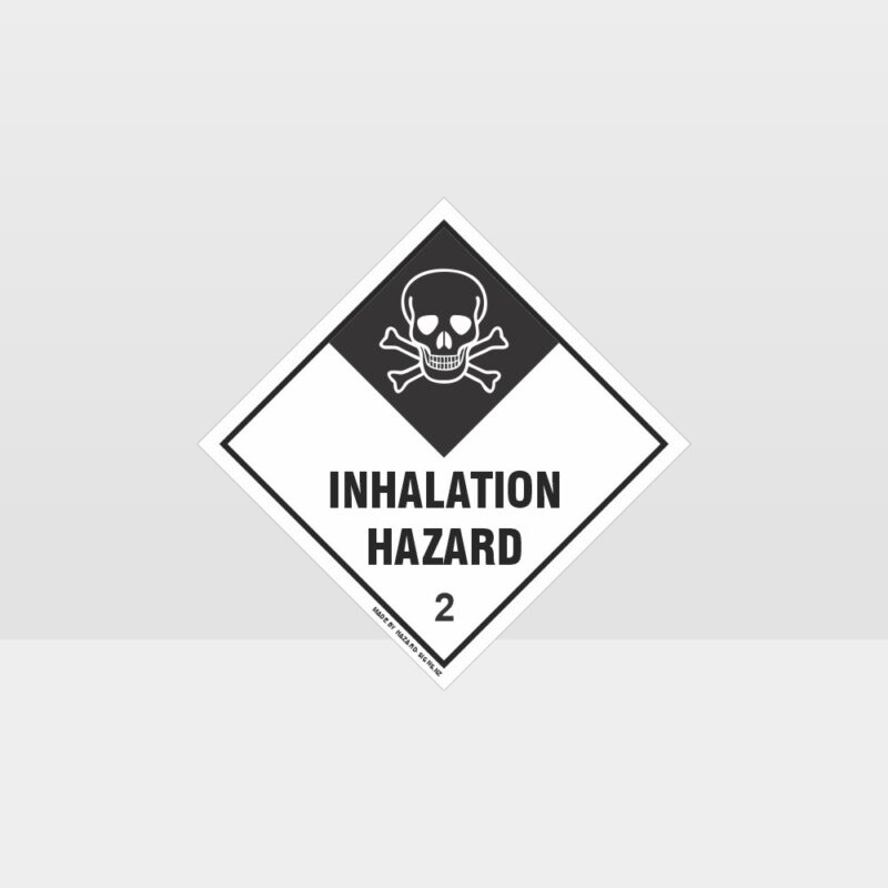 Class 2 Inhalation Hazard Sign