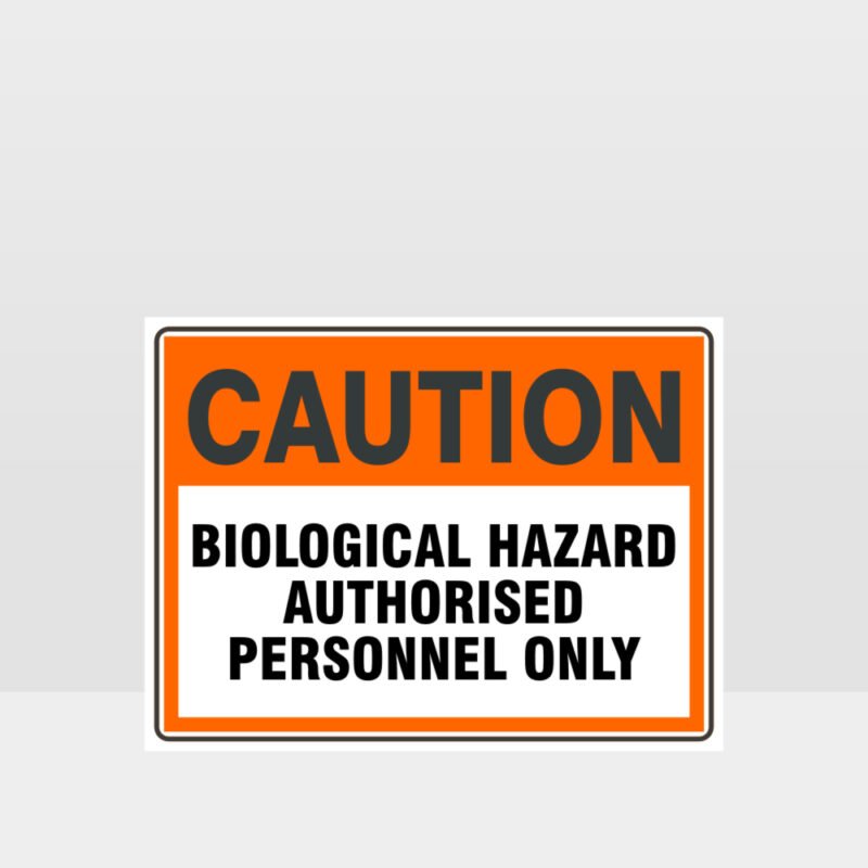 Caution Biological Hazard Sign