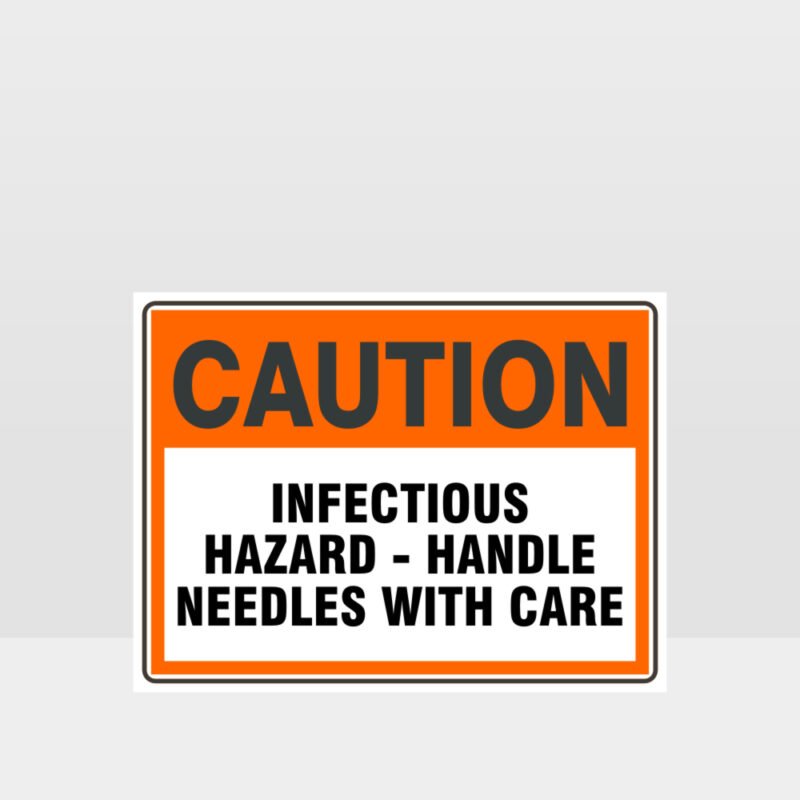 Caution Infectious Hazard Sign