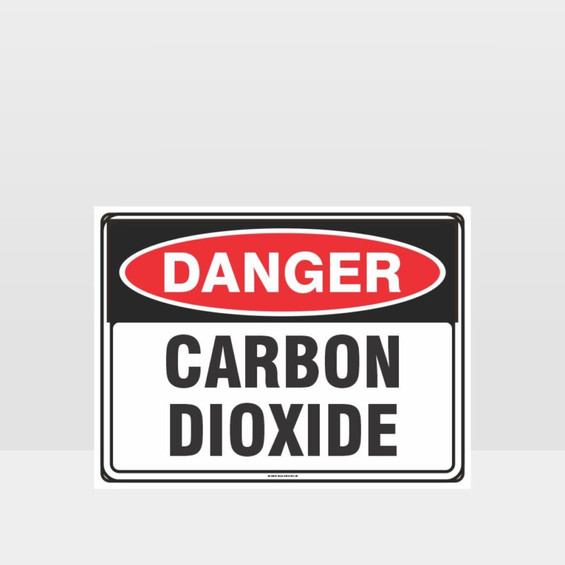 Danger Carbon Dioxide Sign