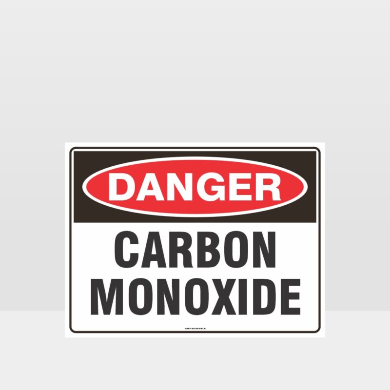 Danger Carbon Monoxide Sign