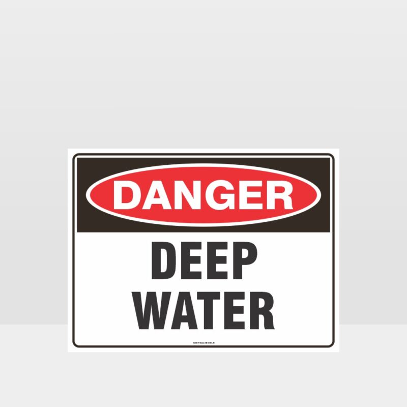 Danger Deep Water Sign