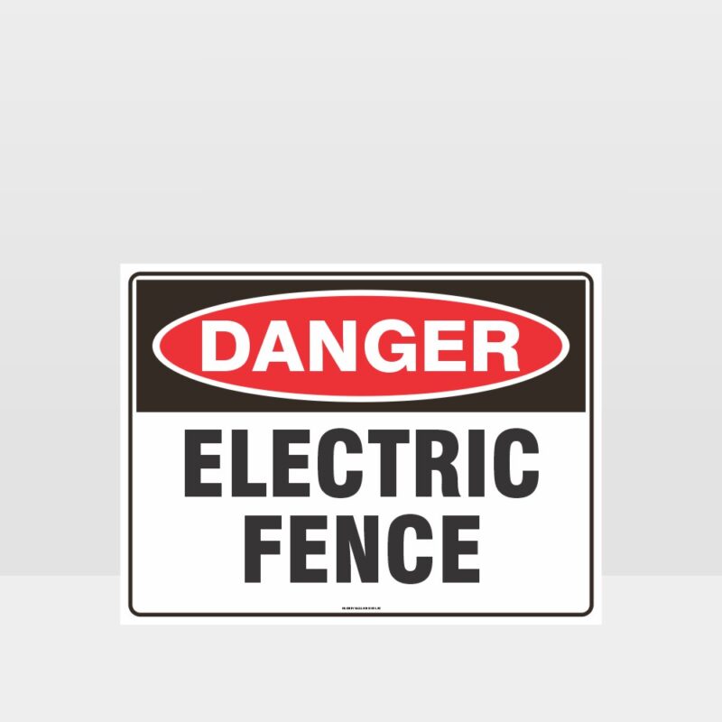 Danger Electric Fence Sign