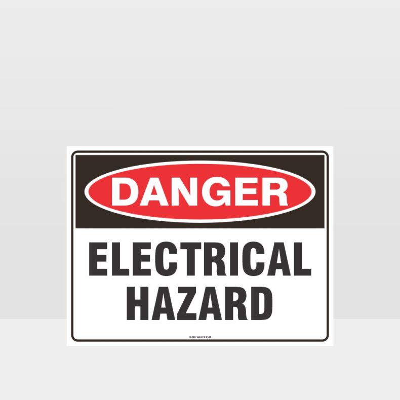 Danger Electrical Hazard Sign - Danger Signs - HAZARD SIGNS NZ