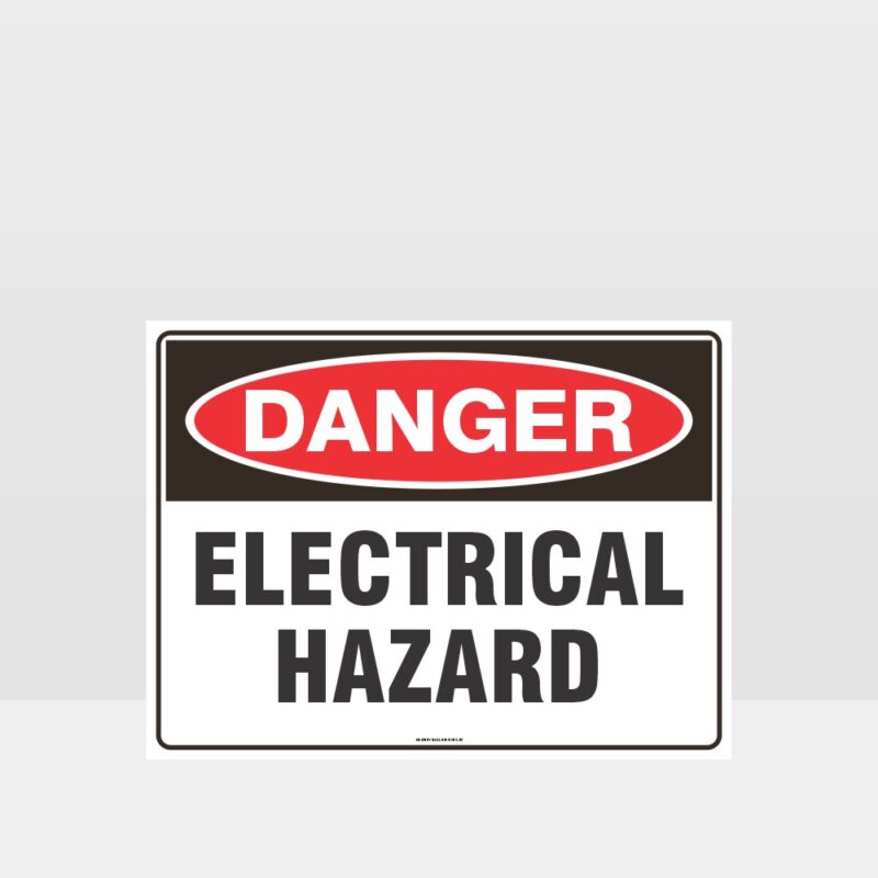 Danger Electrical Hazard Sign