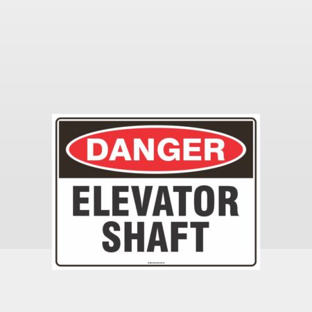 Danger Elevator Shaft Sign - Danger Signs - HAZARD SIGNS NZ