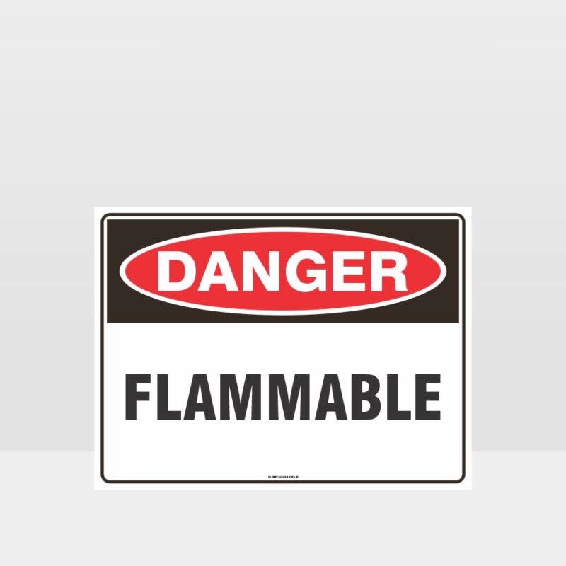 Danger Flammable Sign