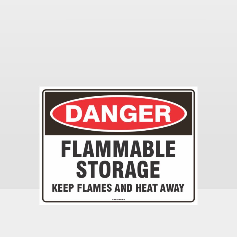 Danger Flammable Storage Sign