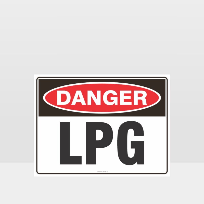 Danger LPG Sign