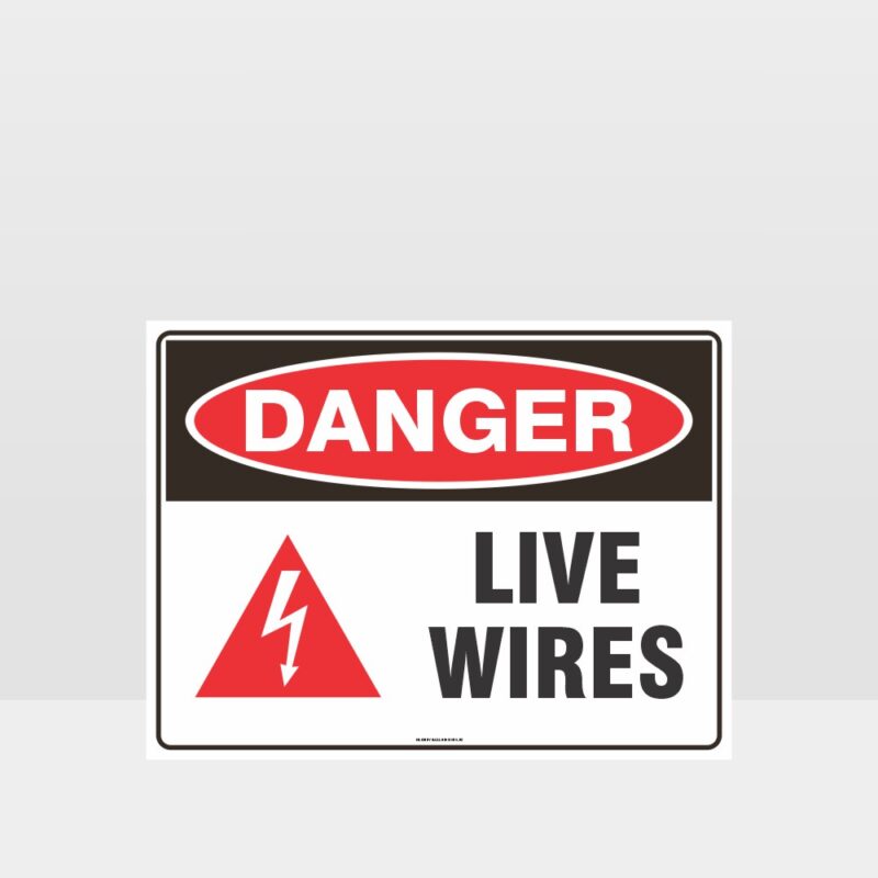 Danger Live Wires Symbol Sign