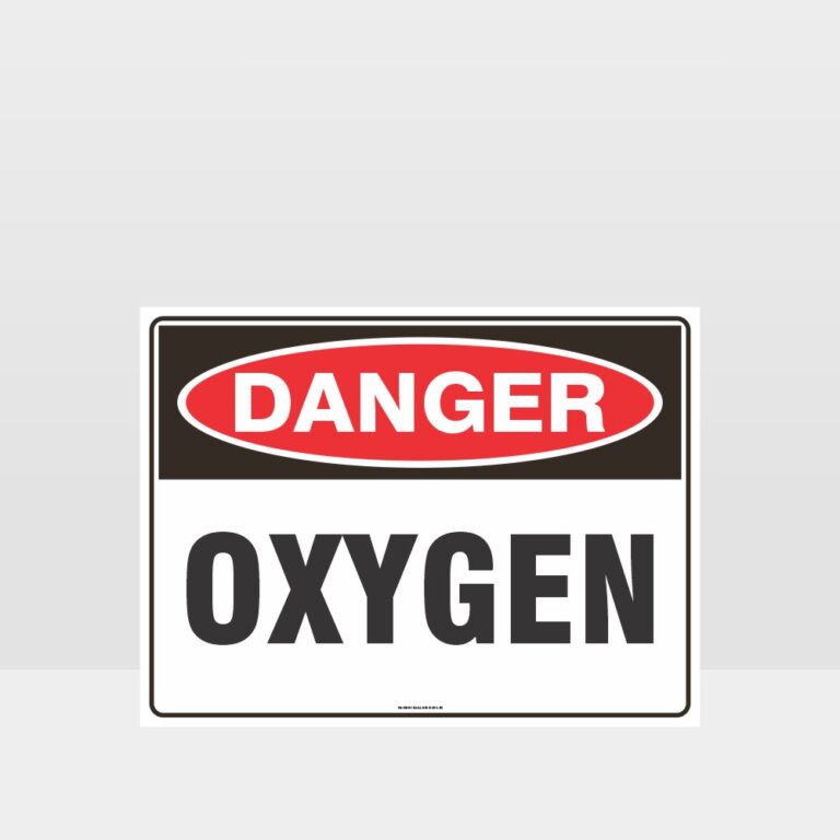 Danger Oxygen Sign - Danger Signs - HAZARD SIGNS NZ