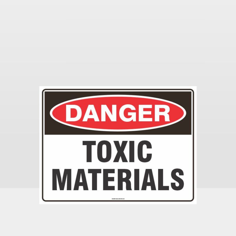 Danger Toxic Materials Sign