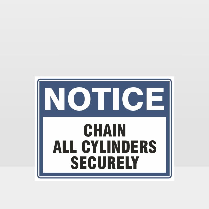 Chain All Cylinders Securely Sign