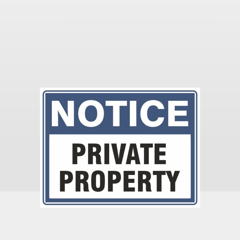 Private Property Sign