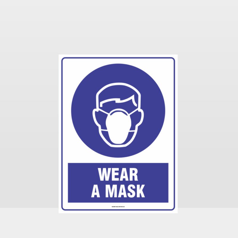 Mandatory Wear A Mask Sign