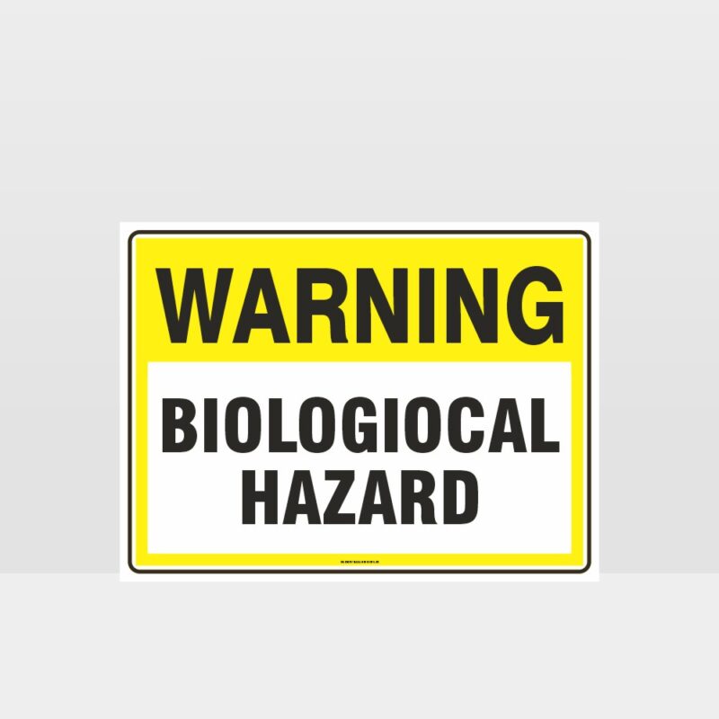 Warning Biological Hazard Sign