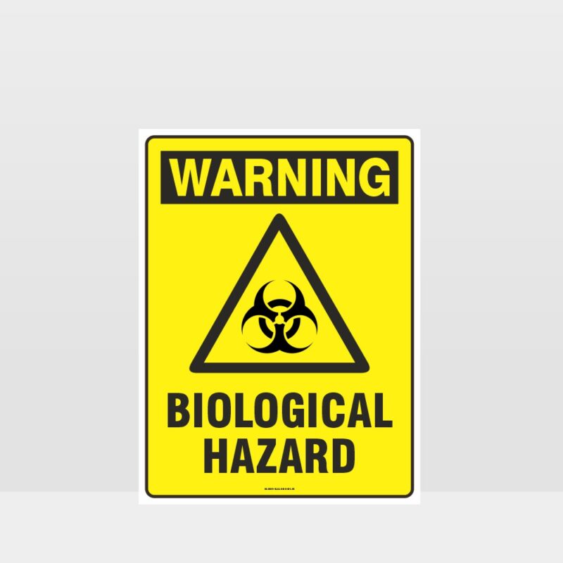 Warning Biological Hazard Sign