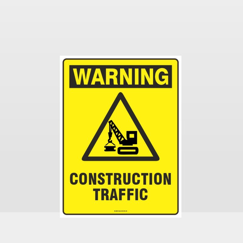 Warning Construction Traffic Sign