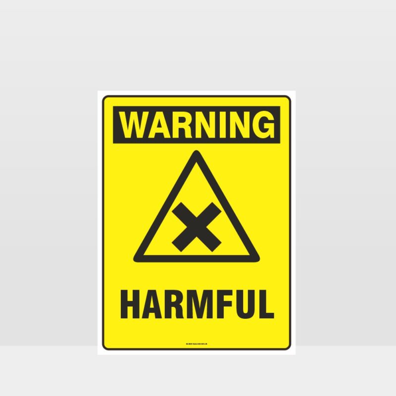 Warning Harmful Sign