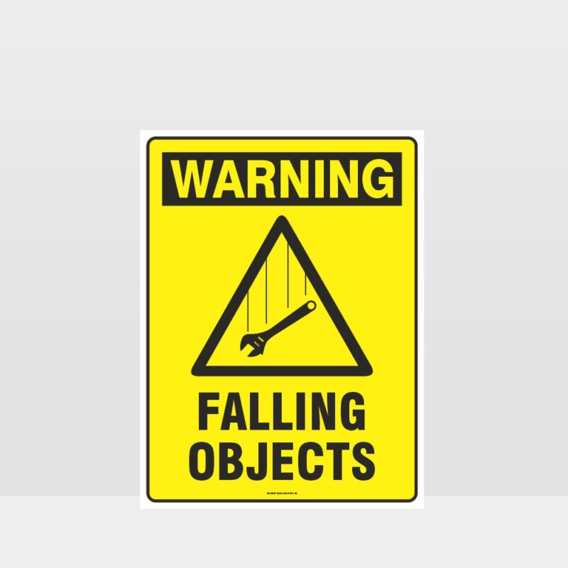 Warning Falling Objects Sign