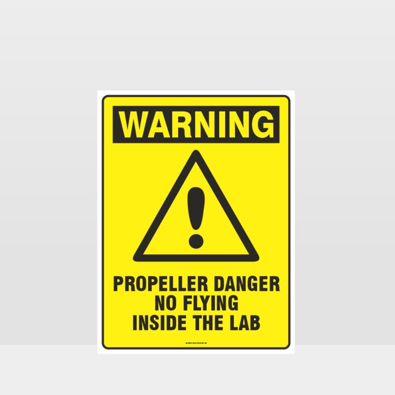 Warning Propeller Danger Sign