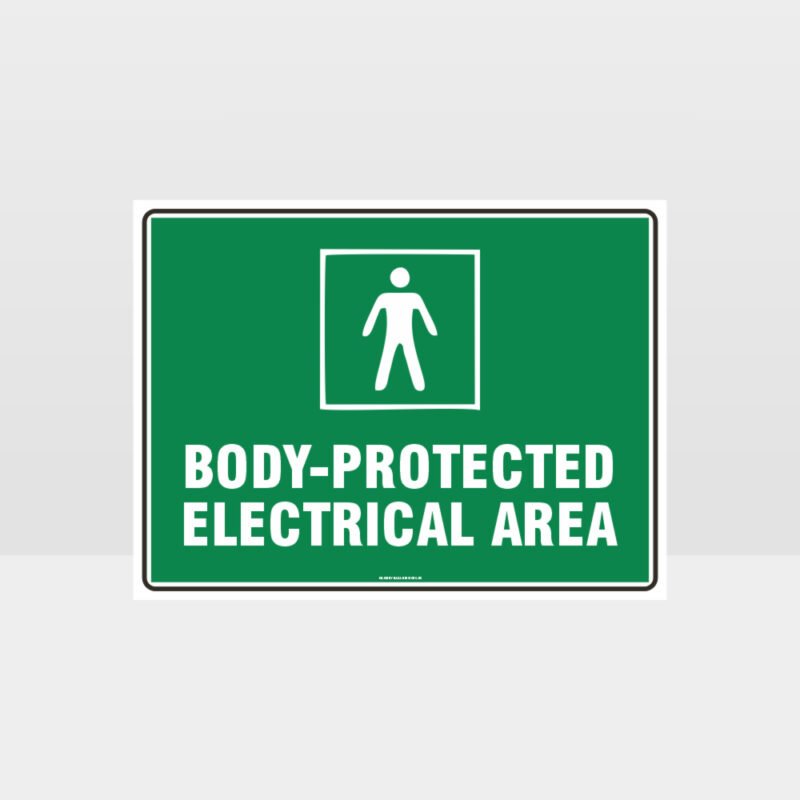 Body-Protected Electrical Sign