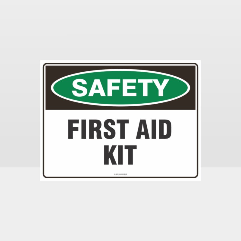 First Aid Kit Sign