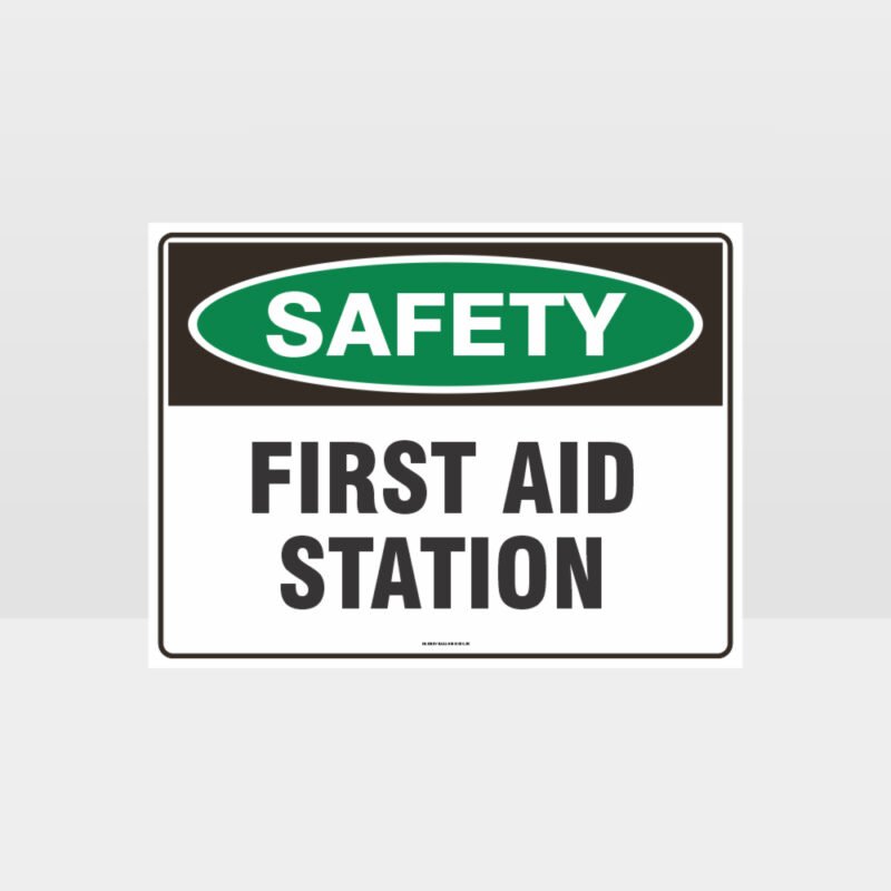 First Aid Station Sign