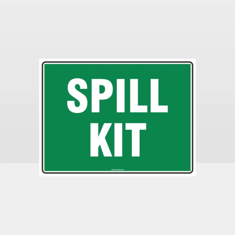 Spill Kit 01 Sign