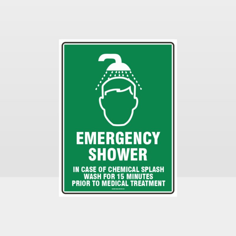 Emergency Shower 03 Sign