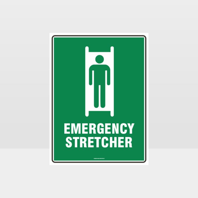 Emergency Stretcher Sign