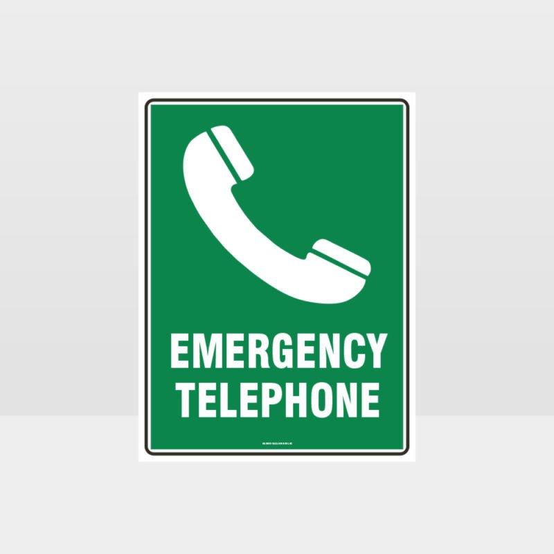 Emergency Telephone Sign