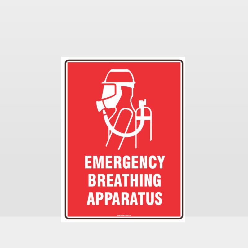 Emergency Breathing Apparatus Sign