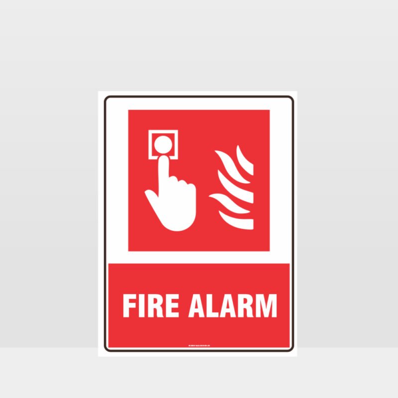 Fire Alarm Push Button Sign