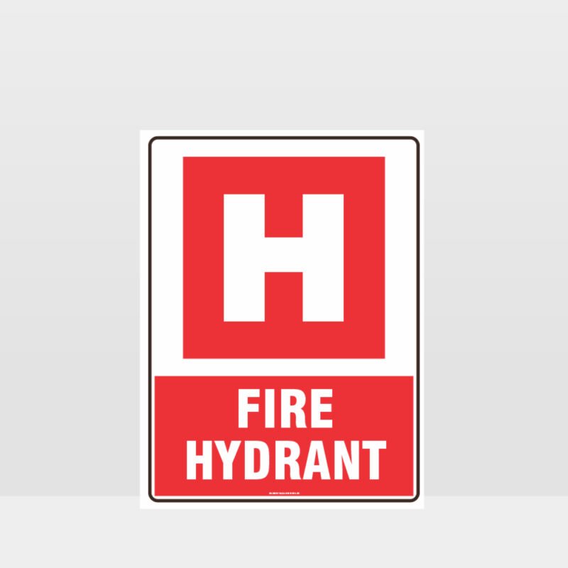 Fire Hydrant Sign