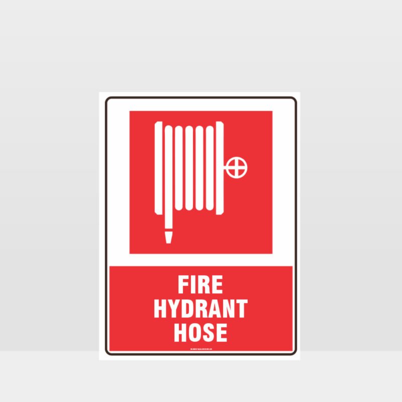 Fire Hydrant Hose Sign