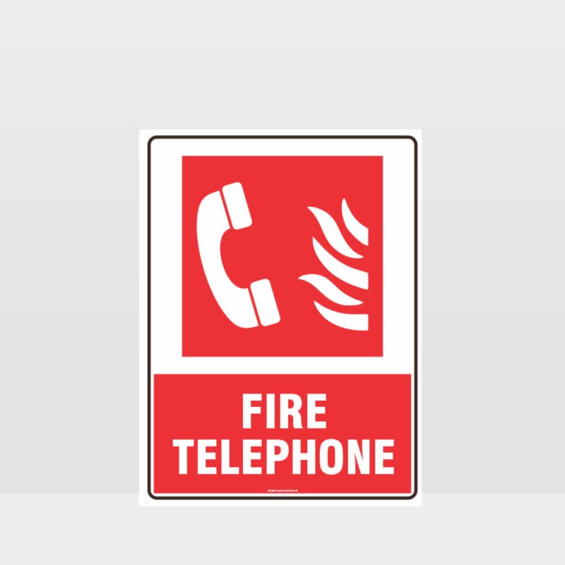 Fire Telephone Sign