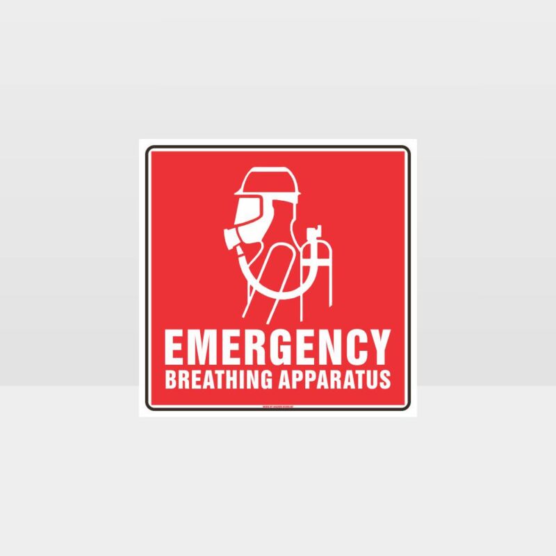 Breathing Apparatus Emergency Sign