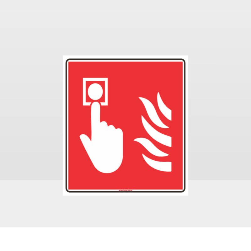 Fire Alarm Button Sign