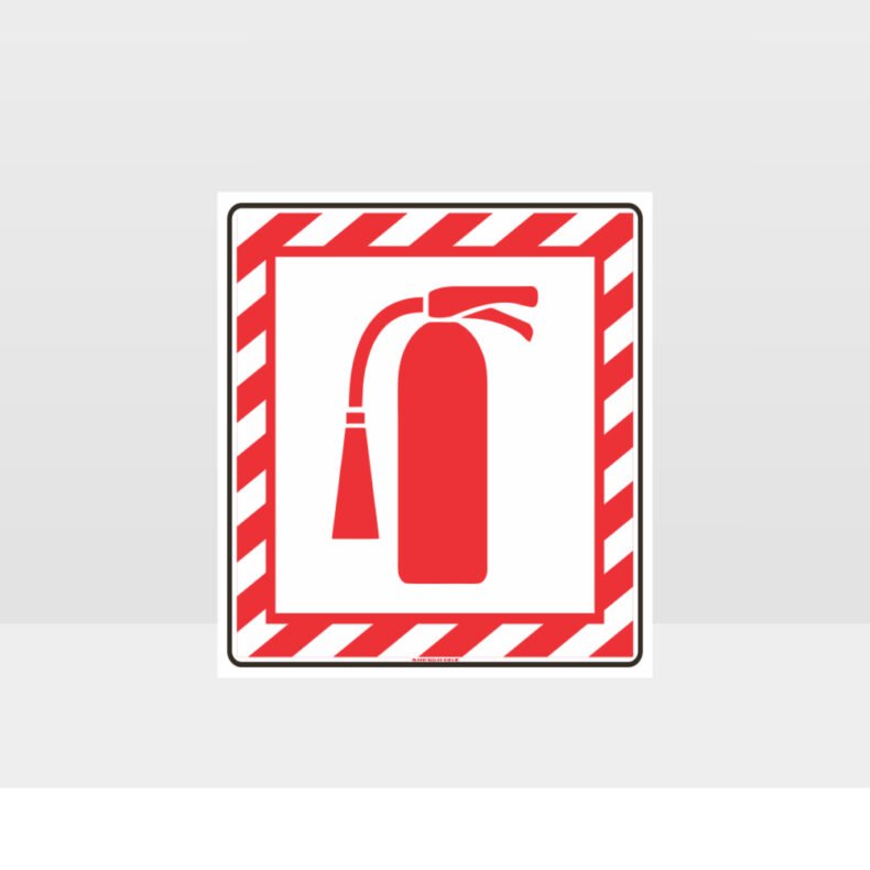 Fire Extinguisher Sign (Square) - Fire Sign - HAZARD SIGNS NZ