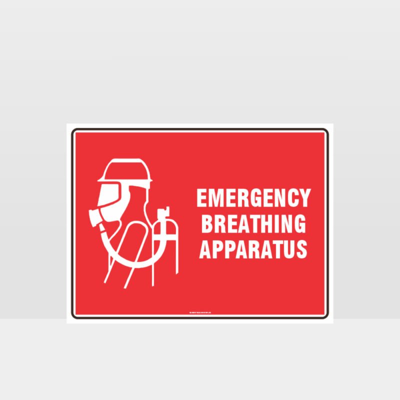 Emergency Breathing Apparatus Sign