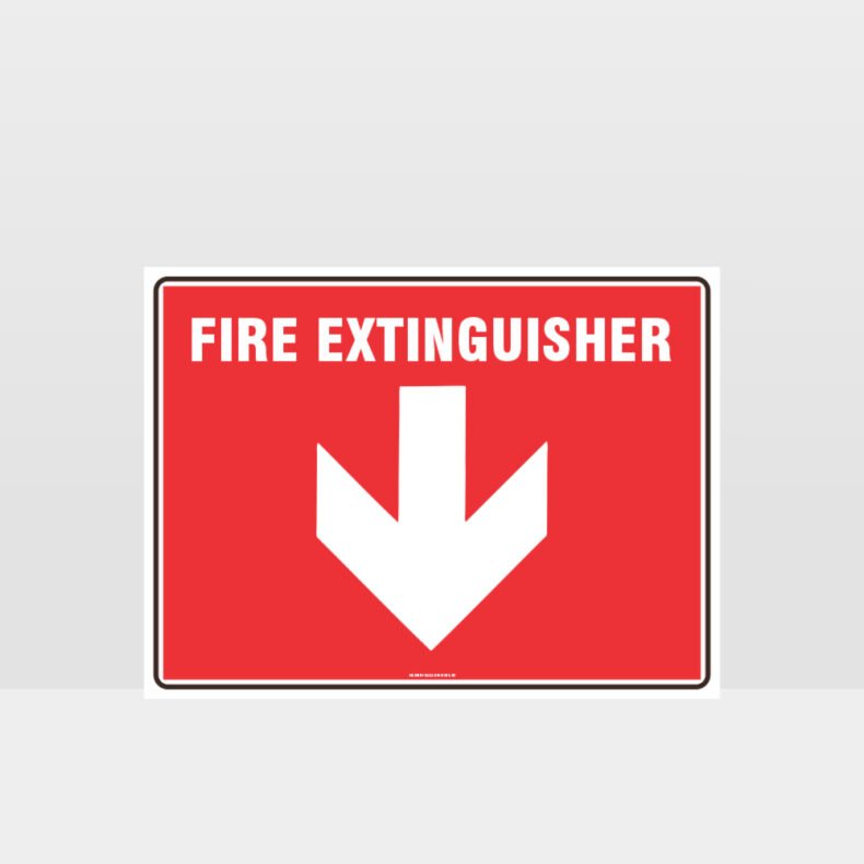 Fire Extinguisher 07 Sign - Fire Sign - HAZARD SIGNS NZ