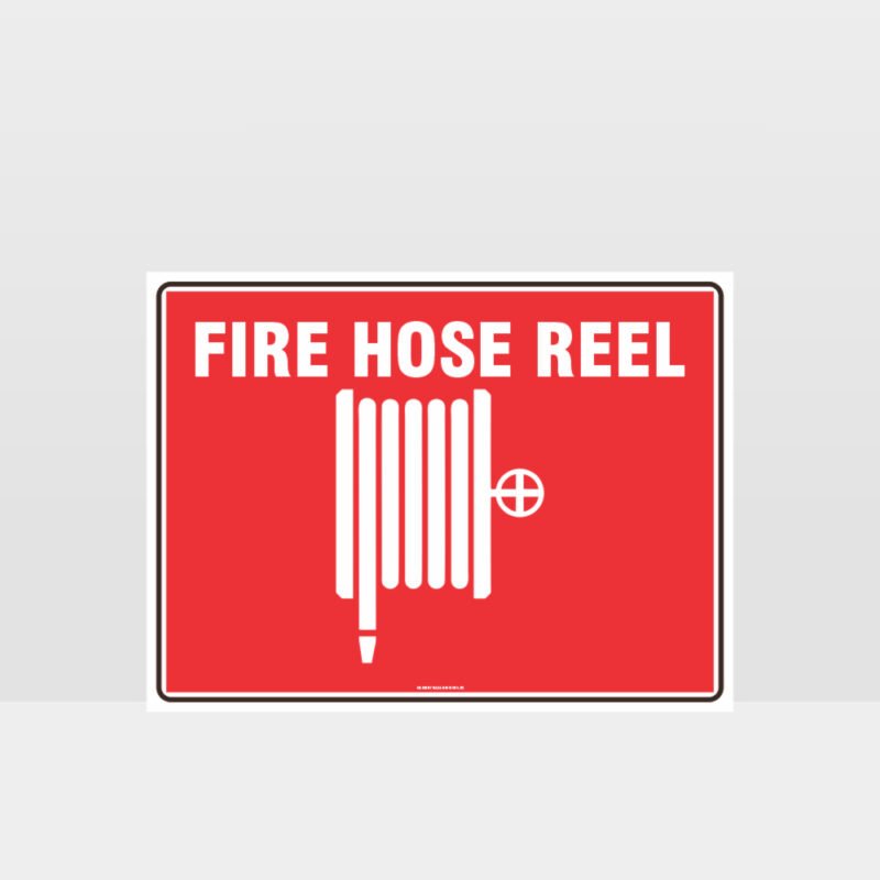 Fire Hose Reel Image Sign