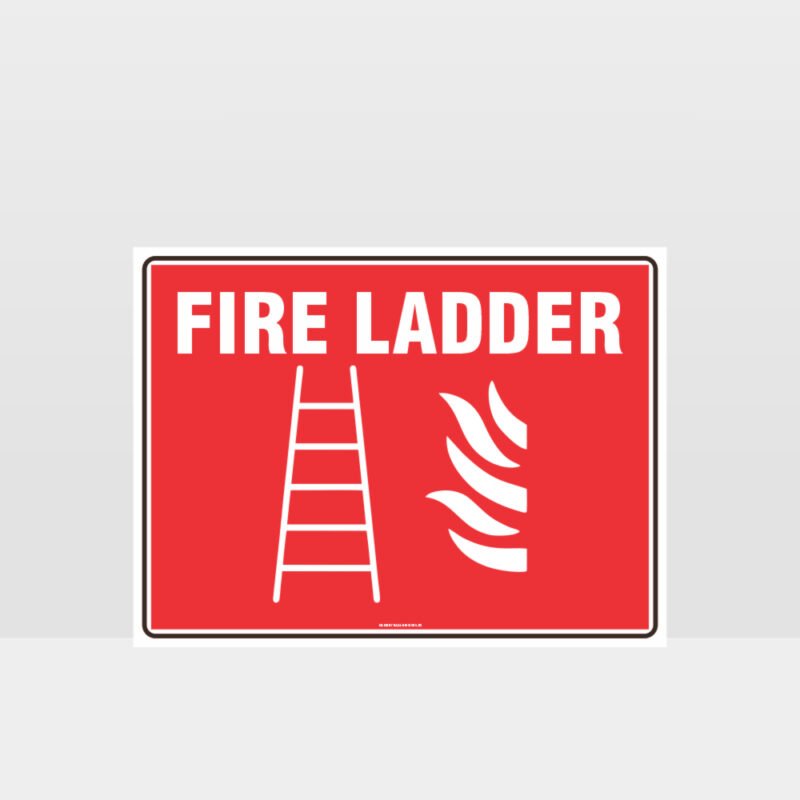 Fire Ladder Sign