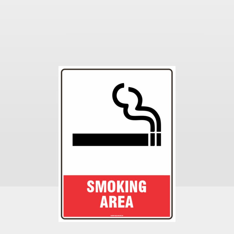 Prohibition Smoking Area Sign