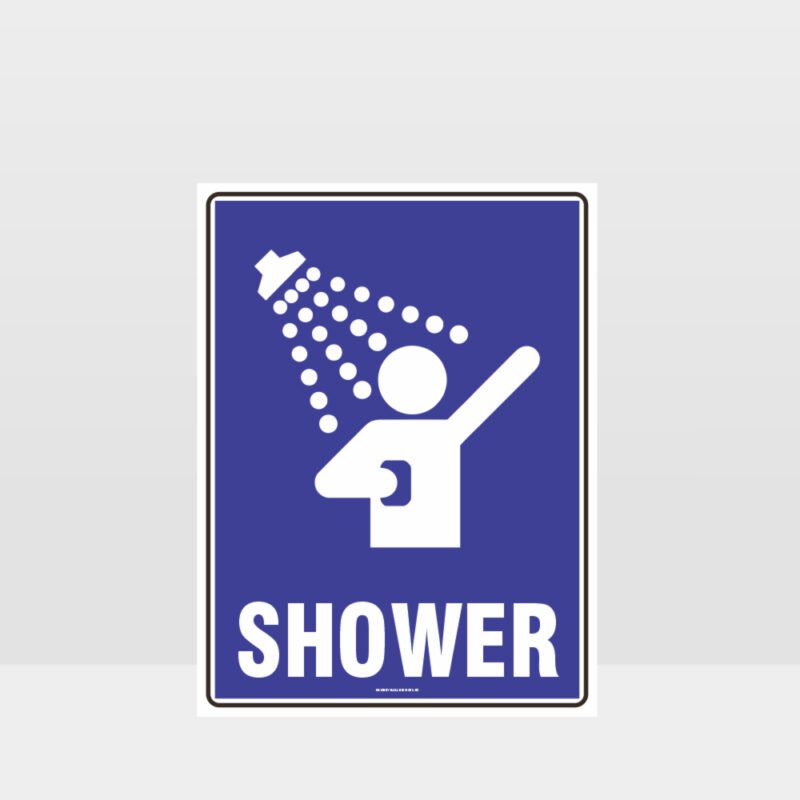 Shower Sign