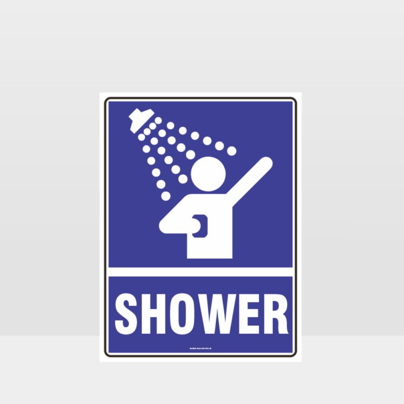 Shower Sign