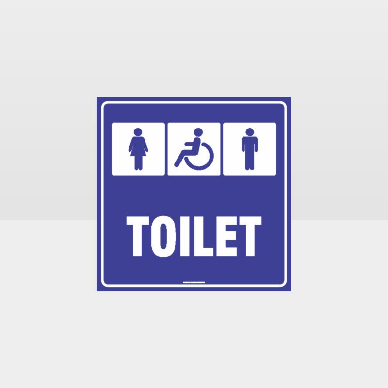 Male Female Accessible Toilets Sign