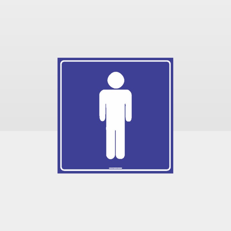 Male Toilets Sign